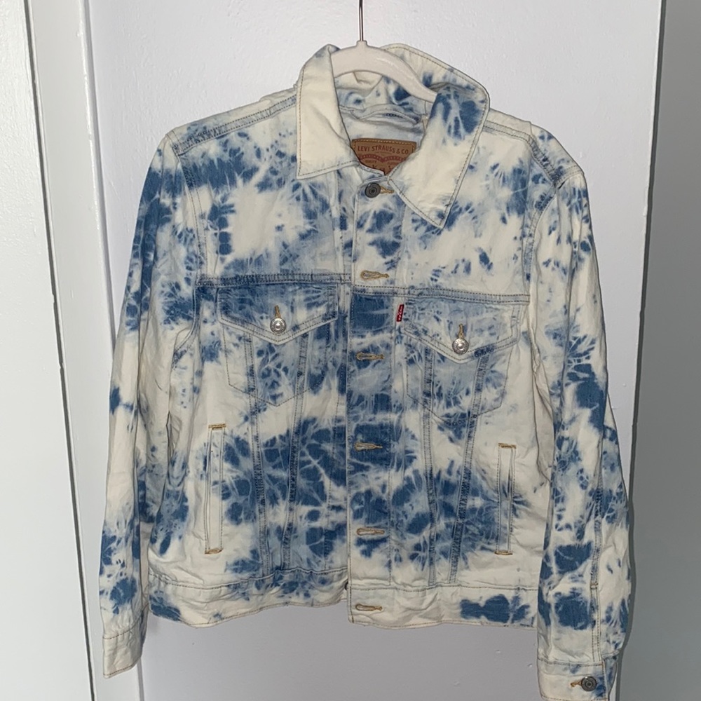 Levi Bleach Dye Denim Jacket